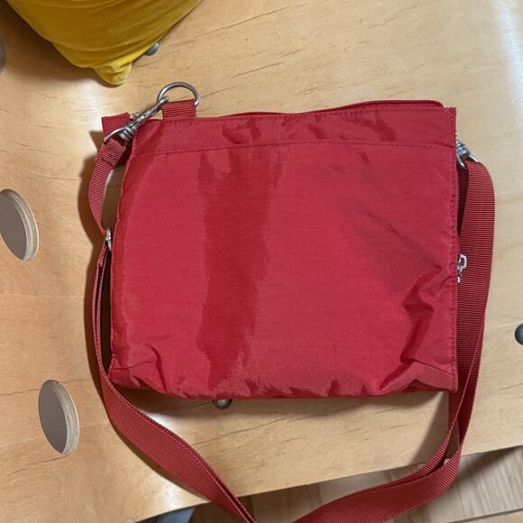 Baggallini Bright Red Crossbody Bag Purse With Attached Case Multi Pockets - Picture 2 of 14
